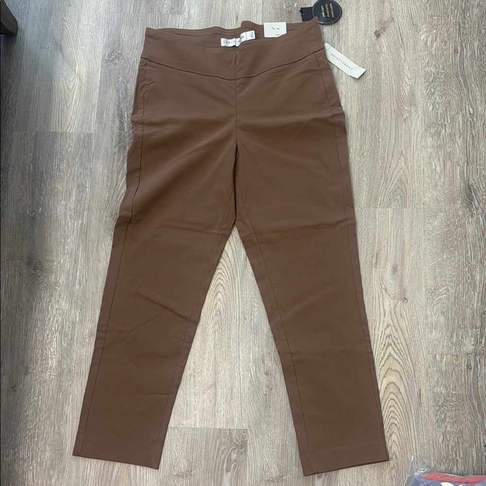 Brown Mid Waisted Pants